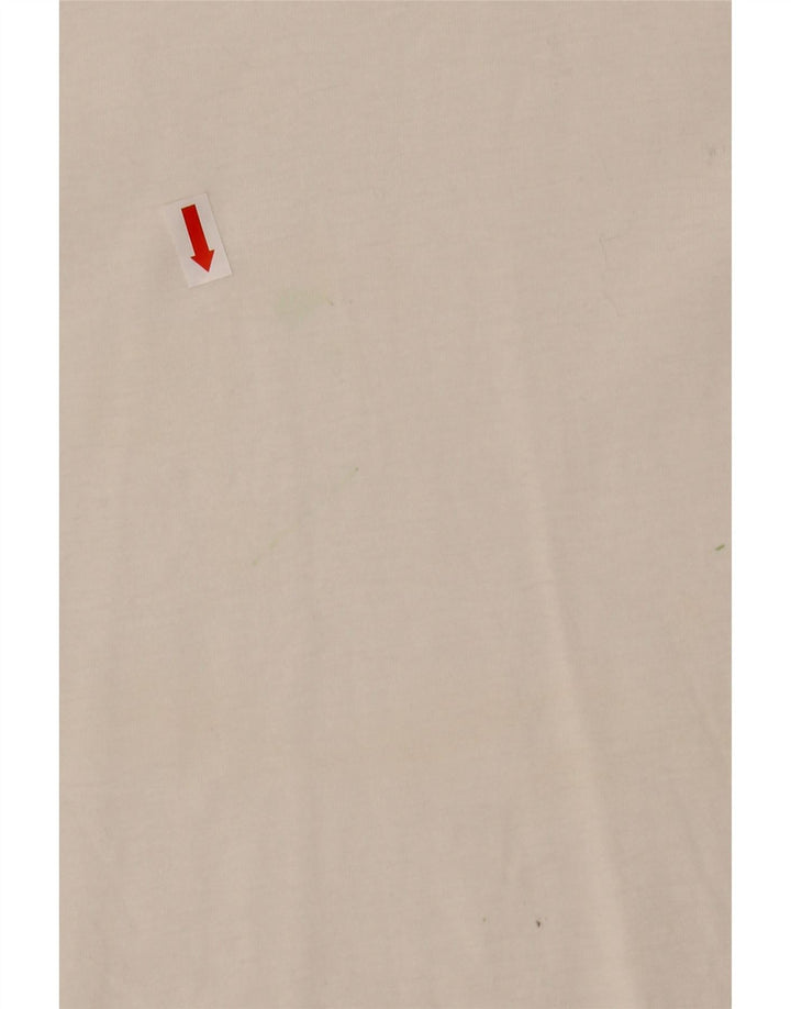 COS Mens T-Shirt Top Large White Cotton