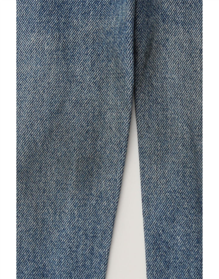 TRUSSARDI Womens Tapered Jeans W33 L30 Blue Cotton