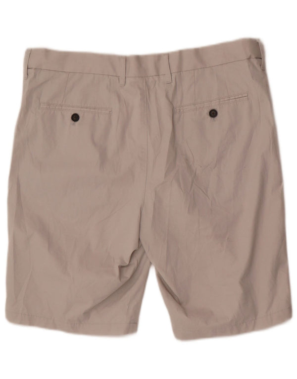 Marks & Spencer Mens Chino Shorts W36 Large Grey Cotton