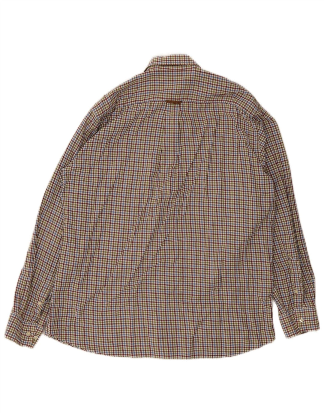 Barbour Mens Flannel Shirt XL Multicoloured Gingham