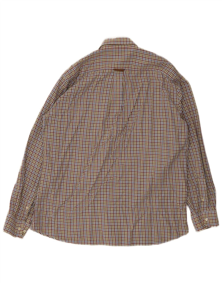 Barbour Mens Flannel Shirt XL Multicoloured Gingham