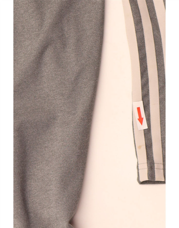 Adidas Womens Climalite Leggings UK 12/14 Medium  Grey Polyester
