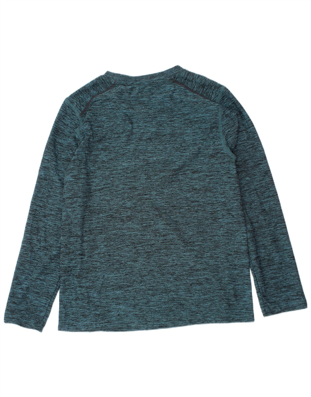 Russell Athletic Boys Top Long Sleeve 7-8 Years Medium Green Flecked