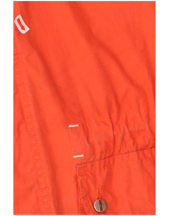 QUARRY Mens Utility Jacket UK 42 XL Orange Cotton