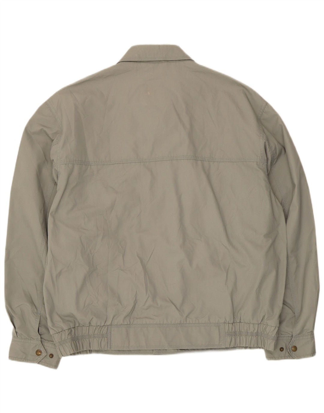 European Project Mens Bomber Jacket Size 40 Large Grey