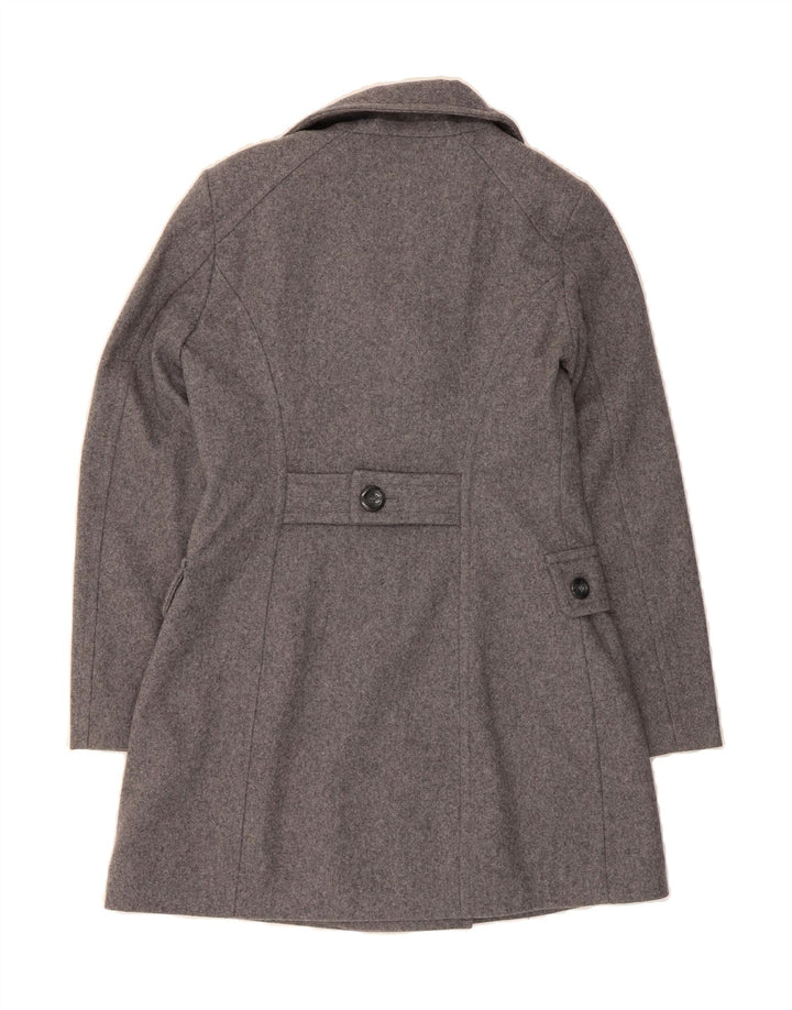 BENETTON Womens Overcoat UK 16 Large Grey Vintage Benetton and Second-Hand Benetton from Messina Hembry 