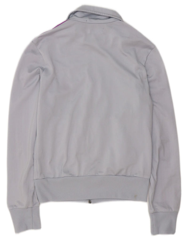 Adidas Womens Tracksuit Top Jacket EU 34 XS Grey Polyester