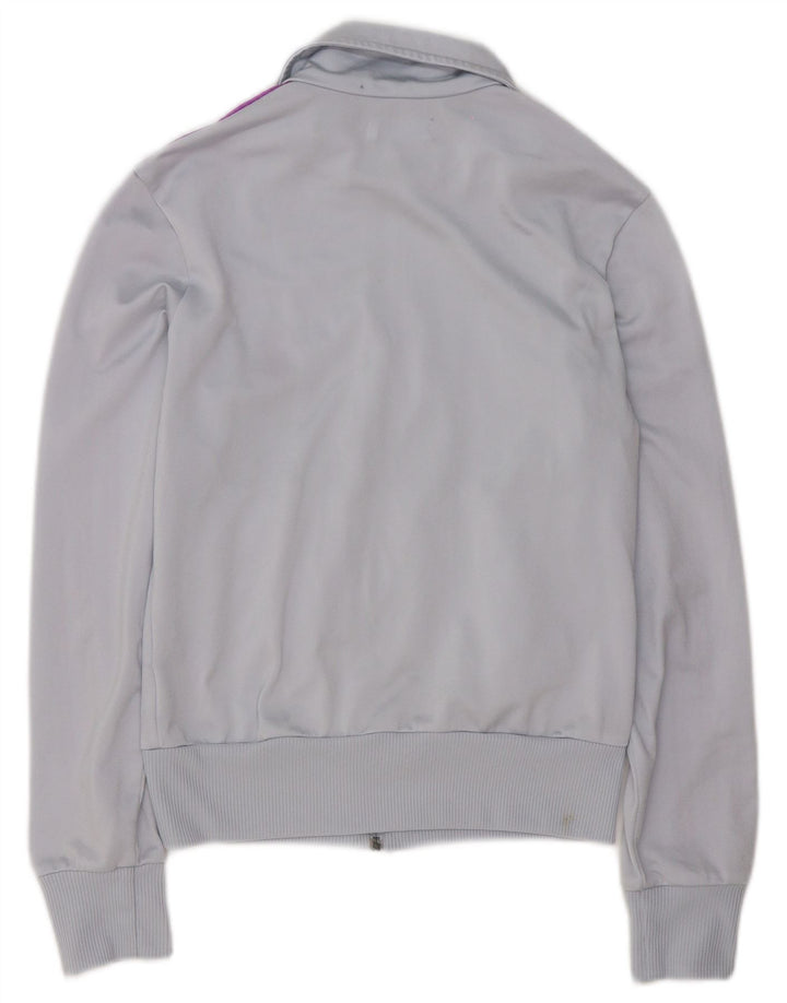 Adidas Womens Tracksuit Top Jacket EU 34 XS Grey Polyester