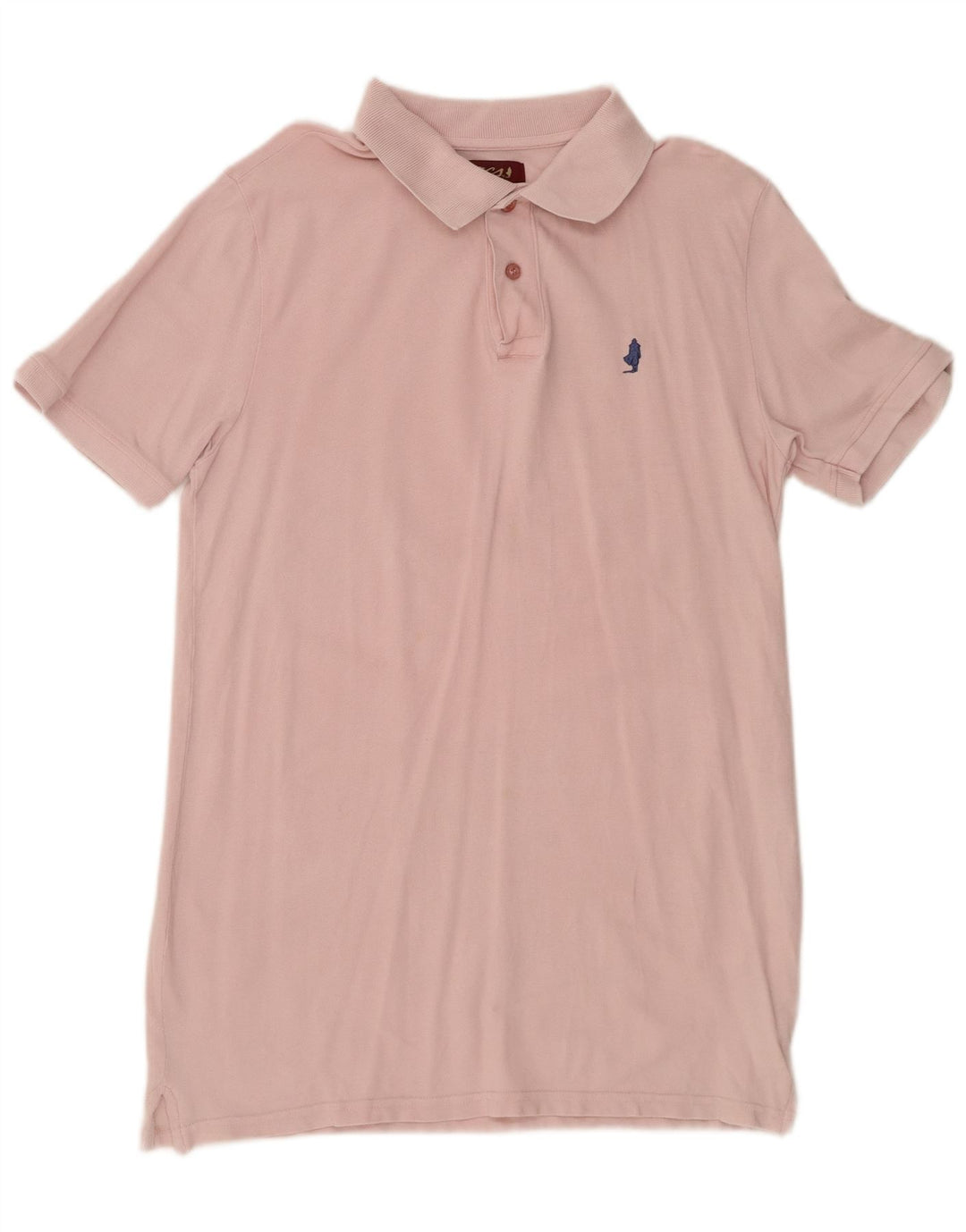 MARLBORO CLASSICS Mens Polo Shirt Medium Pink Cotton