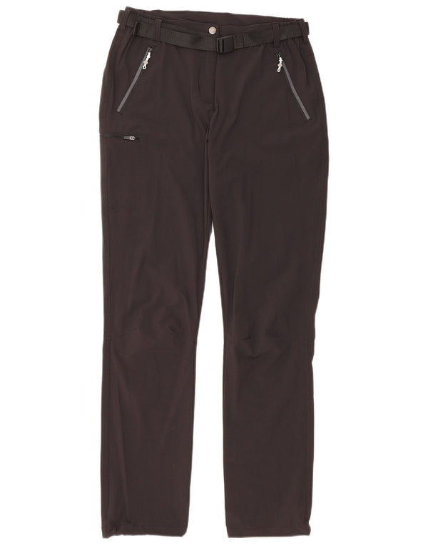 REGATTA Womens Slim Cargo Trousers UK 10 Small W27 L31 Black Polyamide