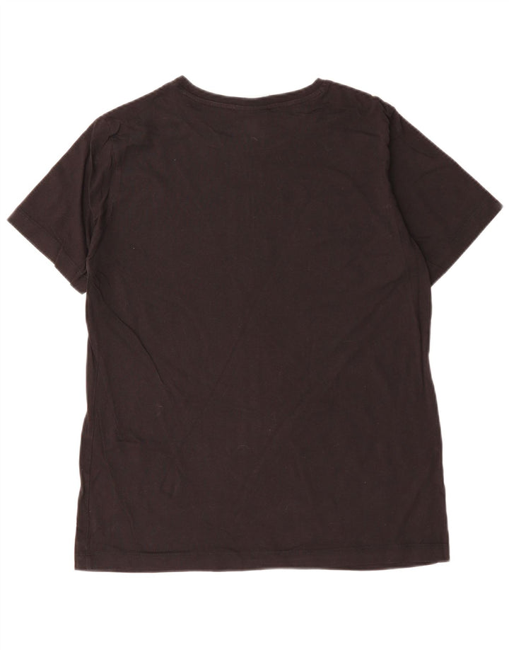 CHAMPION Womens Graphic T-Shirt Top UK 18 XL Black