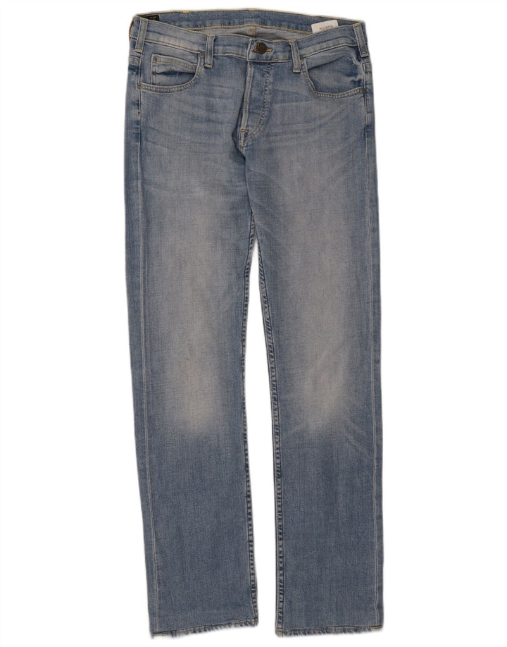 Lee Womens Powell Slim Jeans W31 L34 Blue Cotton
