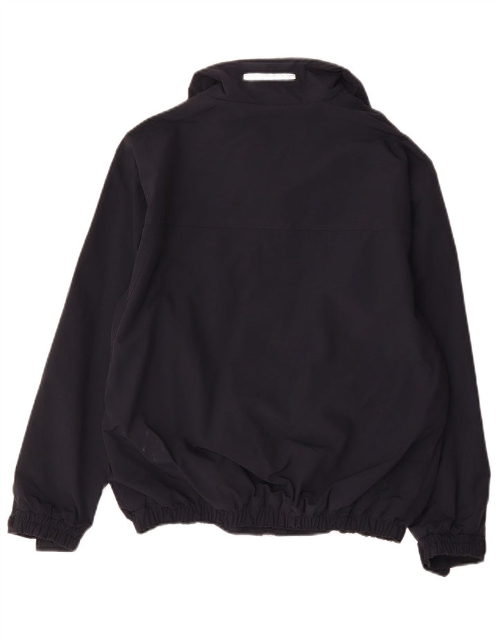 Slam Boys Graphic Rain Jacket 14-15 Years Navy Blue Nylon