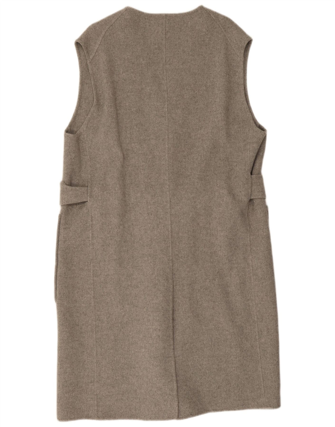 Cos Womens Longline Oversized Gilet UK 14 Medium Grey Wool