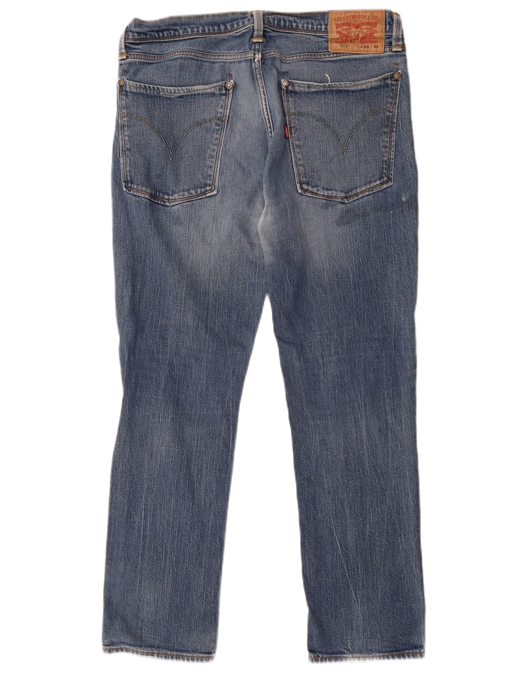 Levi's Womens 511 Slim Jeans W36 L29 Blue Cotton