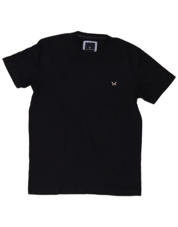 Crew Clothing Mens T-Shirt Top Medium Navy Blue Cotton