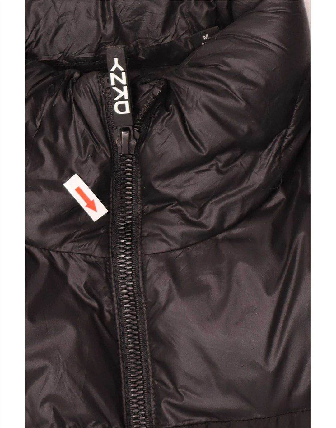 Dkny Mens Graphic Padded Jacket UK 38 Medium Black Colourblock Nylon