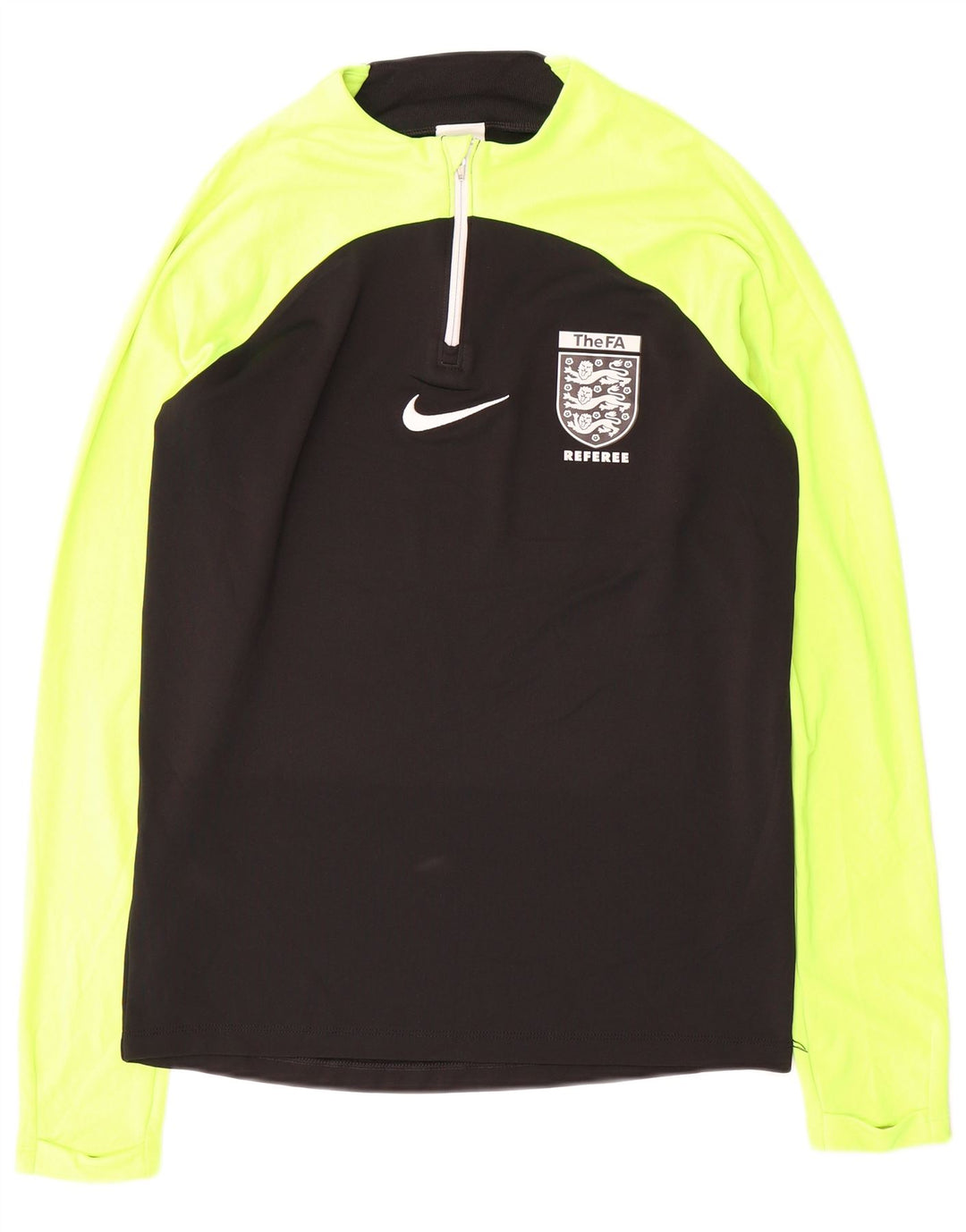 Nike Mens The FA Referee Graphic Top Long Sleeve Small Black Colourblock