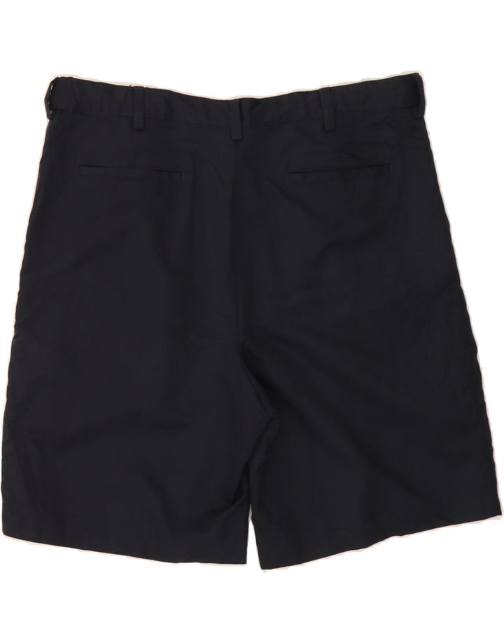 IZOD Mens Chino Shorts W38 XL Navy Blue Polyester Vintage Izod and Second-Hand Izod from Messina Hembry 