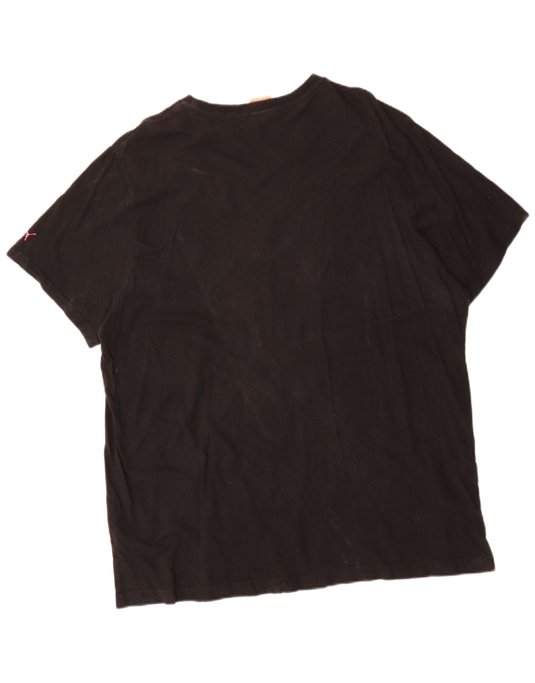 PUMA Mens Graphic T-Shirt Top 2XL Black Cotton