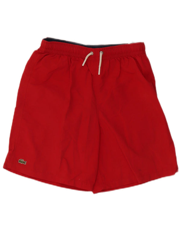 Lacoste Boys Swimming Shorts 13-14 Years  Red Polyamide