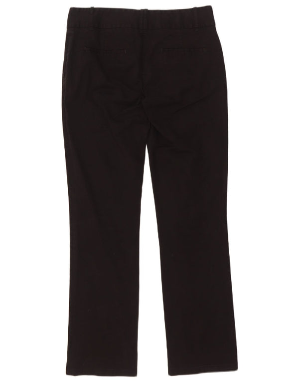 Zara Womens Straight Chino Trousers EU 38 Small W28 L30 Black