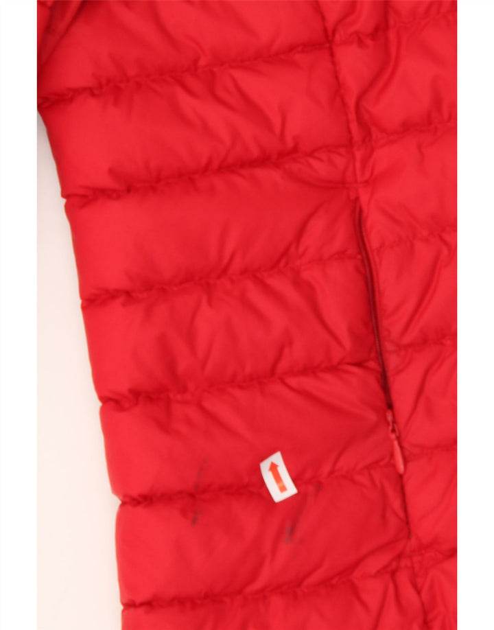 TOMMY HILFIGER Womens Oversized Hooded Padded Jacket UK 16 Large Red Vintage Tommy Hilfiger and Second-Hand Tommy Hilfiger from Messina Hembry 
