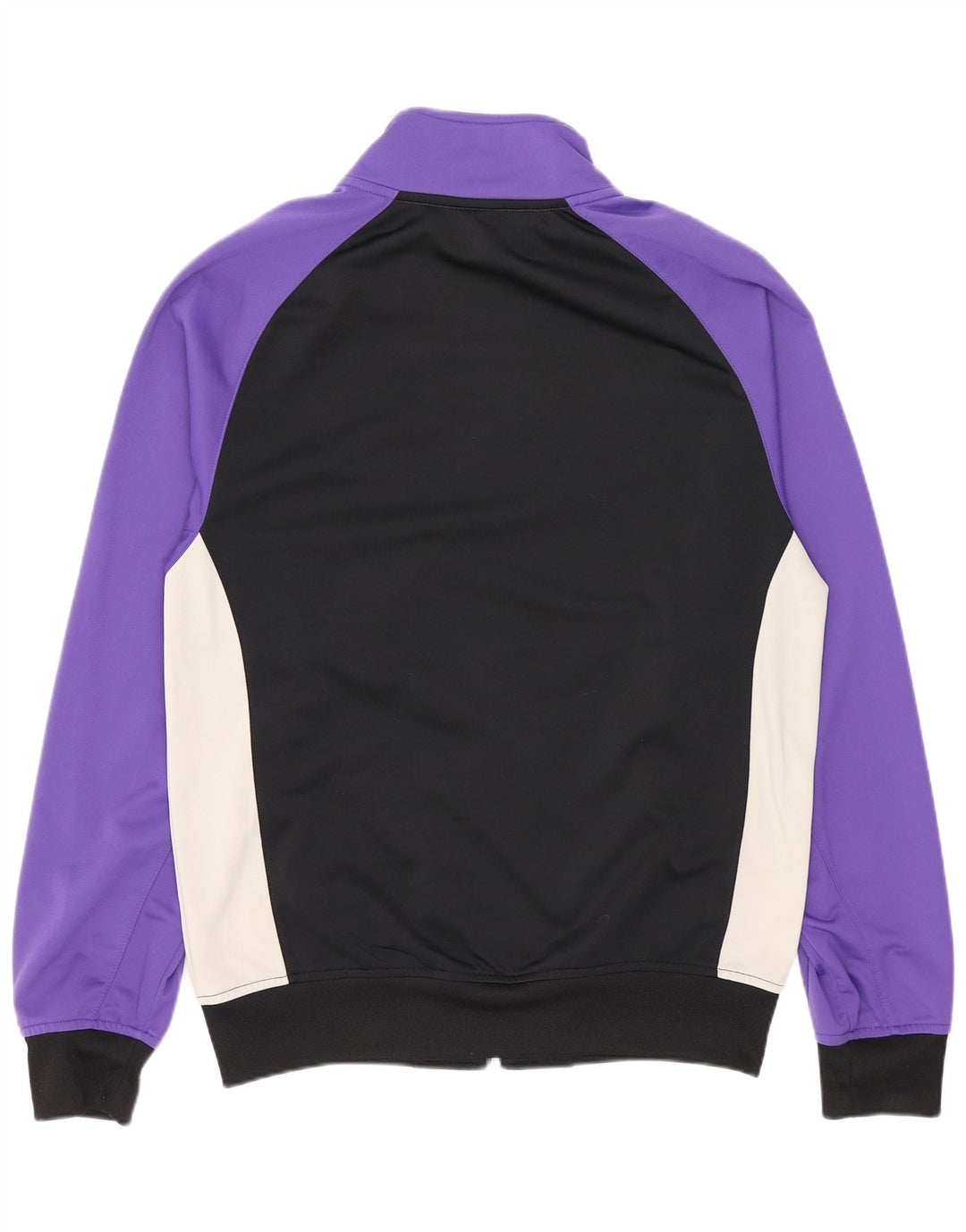 Nike Mens Tracksuit Top Jacket Small Purple Colourblock Polyester