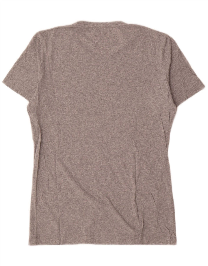Calvin Klein Jeans Mens Graphic T-Shirt Top Medium Grey Flecked