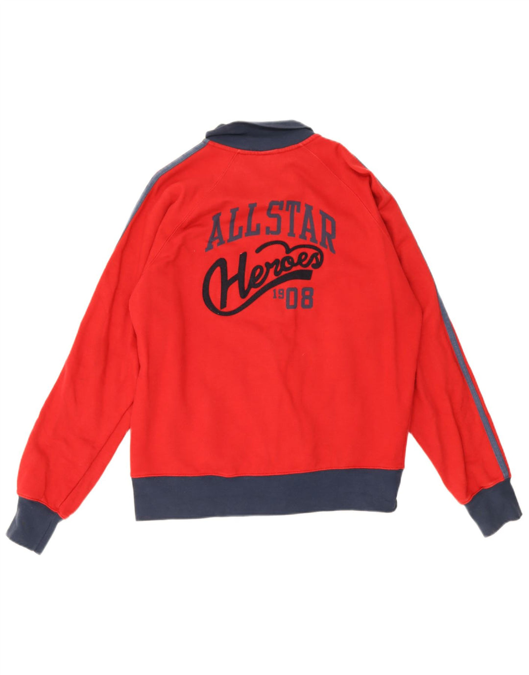 Converse Mens All Star Graphic Tracksuit Top Jacket Medium Red Colourblock