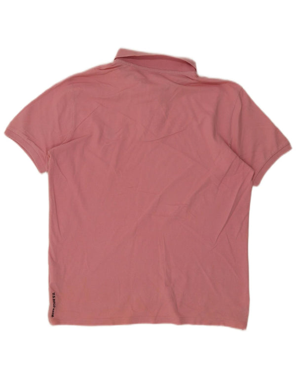 U.S. Polo Assn. Mens Polo Shirt Large Pink Cotton
