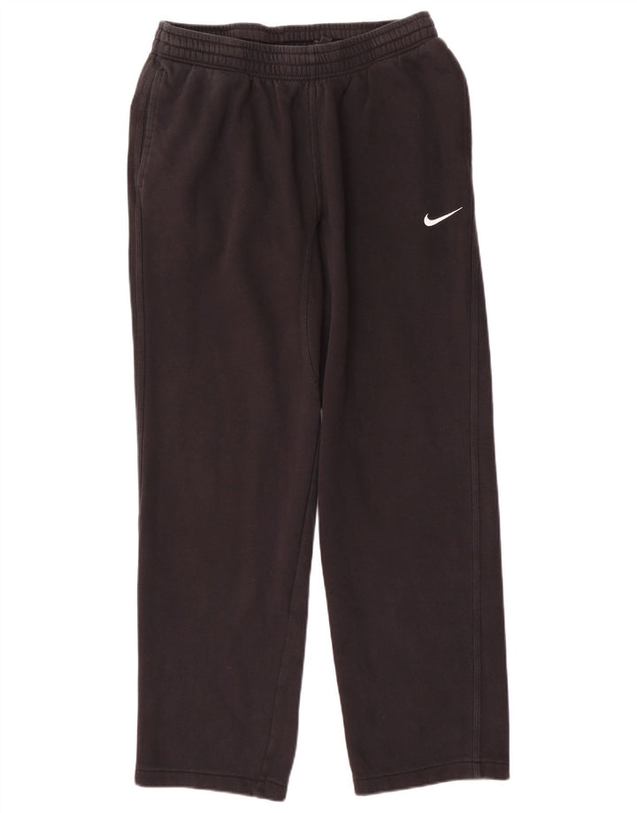 Nike Mens Tracksuit Trousers Medium  Black Cotton
