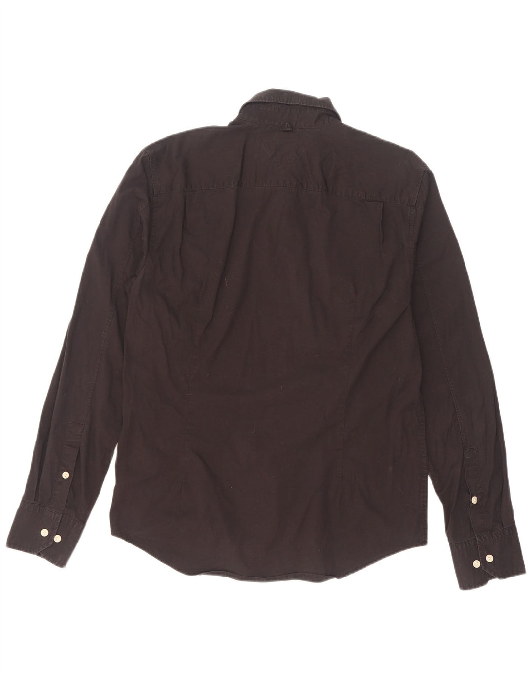 Tommy Hilfiger Mens Shirt Large Black Cotton