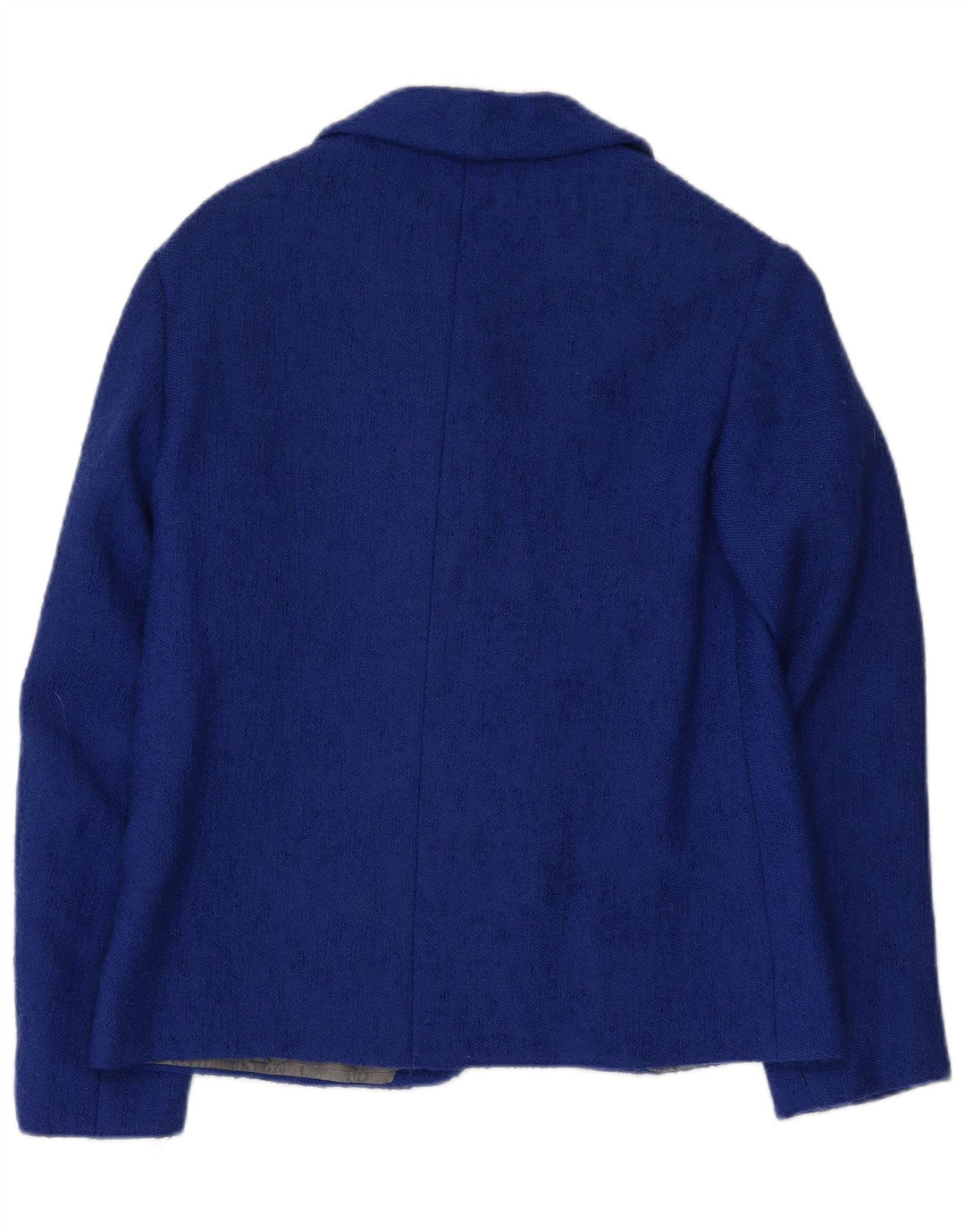 VINTAGE Womens 4 Button Blazer Jacket UK 12 Medium Blue