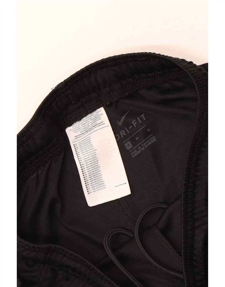 NIKE Mens Dri Fit Graphic Sport Shorts Medium Black Polyester