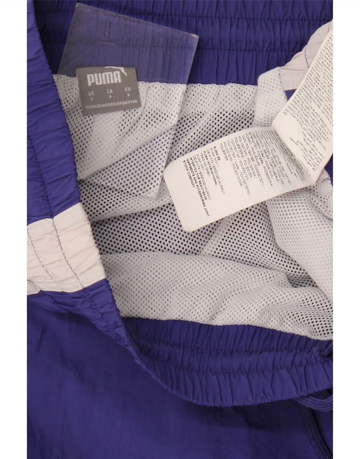 PUMA Womens Tracksuit Trousers Joggers UK 10 Small  Purple Colourblock