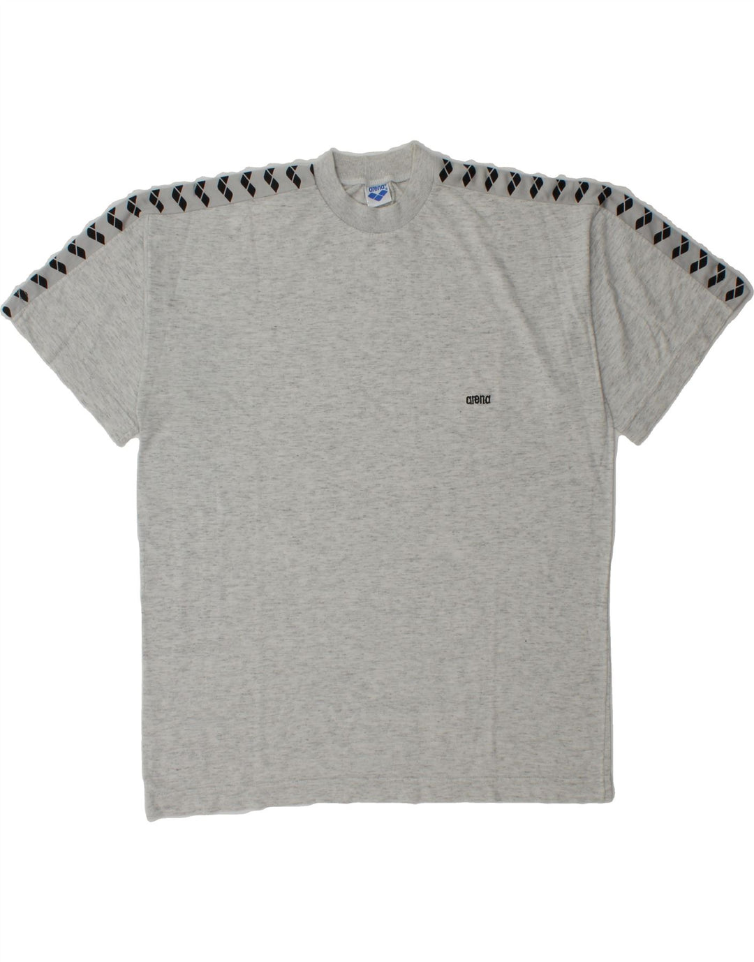 ARENA Mens T-Shirt Top Medium Grey Vintage Arena and Second-Hand Arena from Messina Hembry 