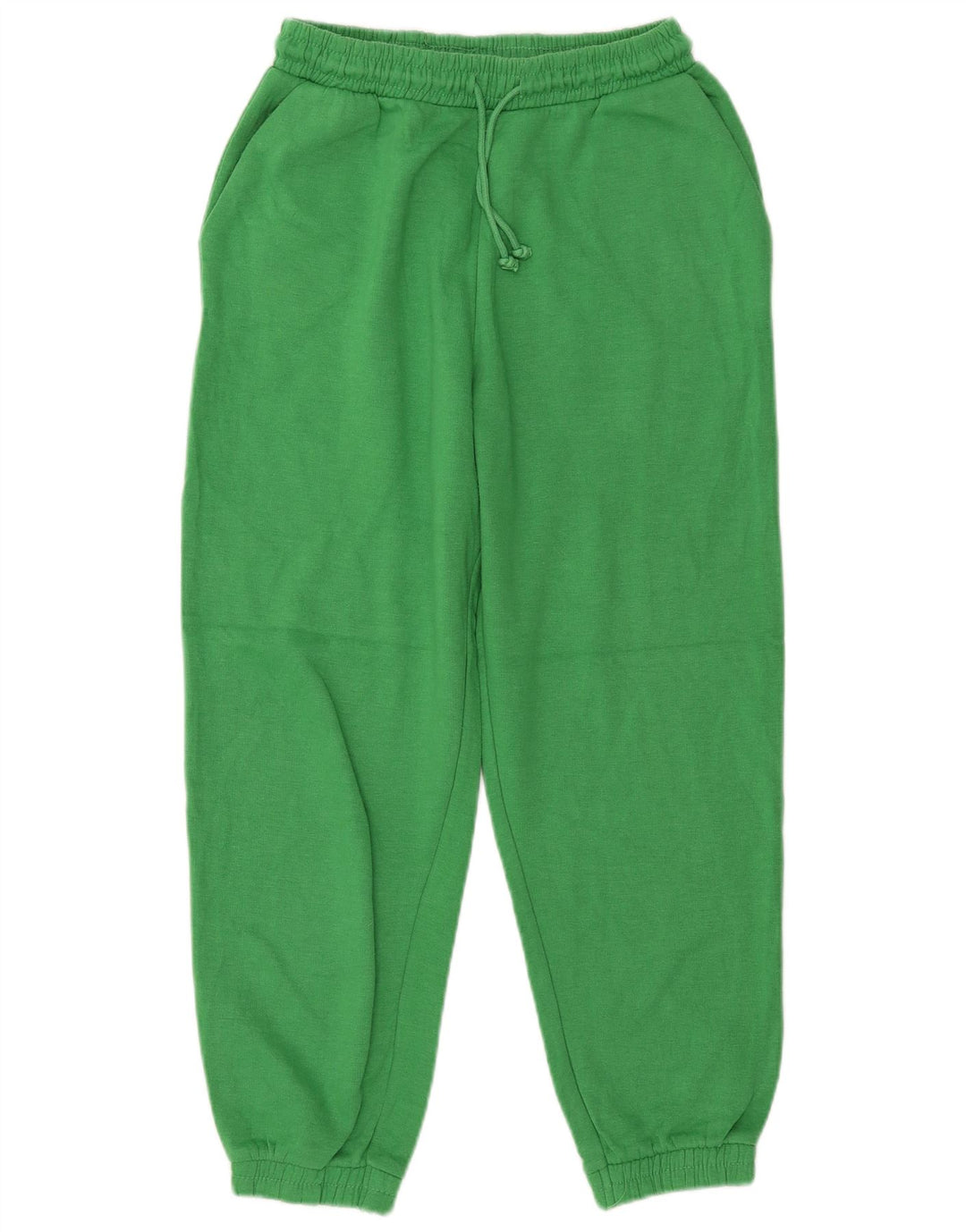 Zara Womens Tracksuit Trousers Joggers UK 14 Medium Green Polyester