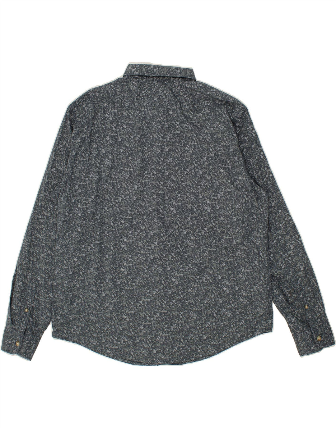 DOCKERS Mens Shirt XL Blue Floral Cotton Vintage Dockers and Second-Hand Dockers from Messina Hembry 