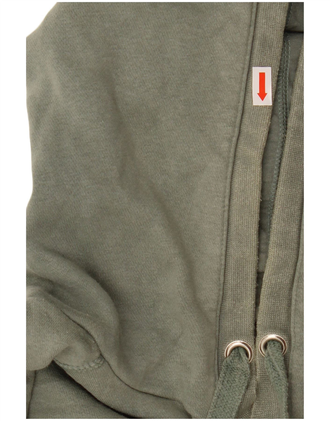 HURLEY Womens Graphic Hoodie Jumper UK 14 Medium Green Cotton