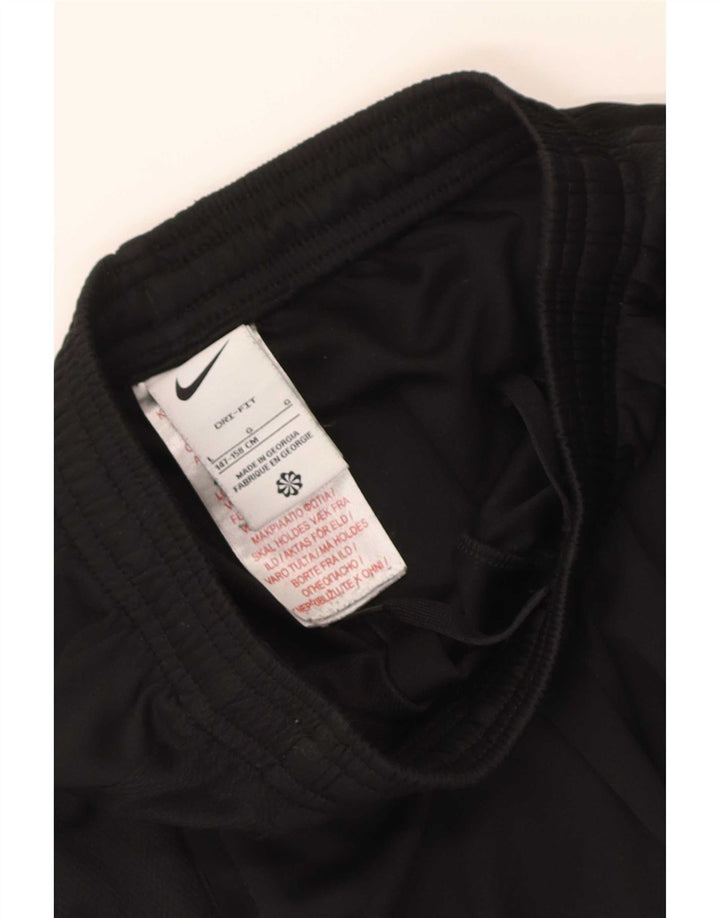 Nike Boys Tracksuit Trousers 12-13 Years Large Black Polyester