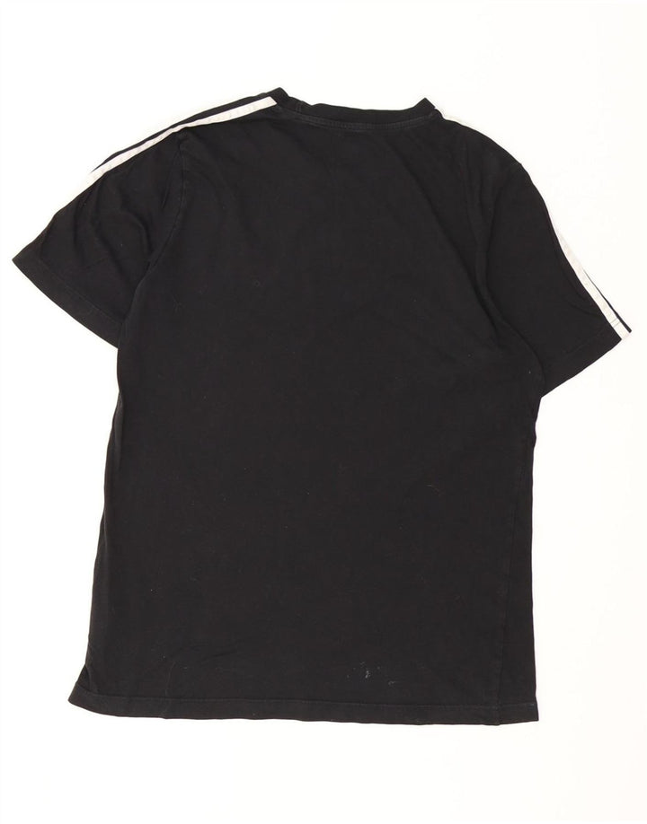 ADIDAS Mens T-Shirt Top Medium Black Cotton