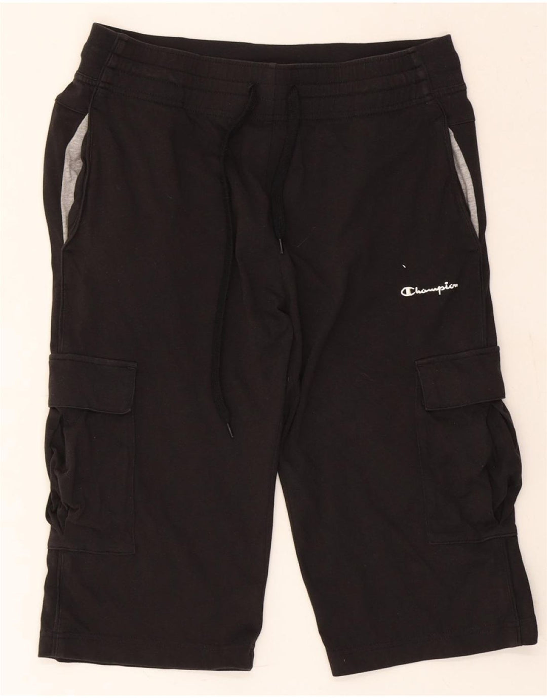 CHAMPION Mens Bermuda Sport Shorts Large Black Cotton Vintage Champion and Second-Hand Champion from Messina Hembry 