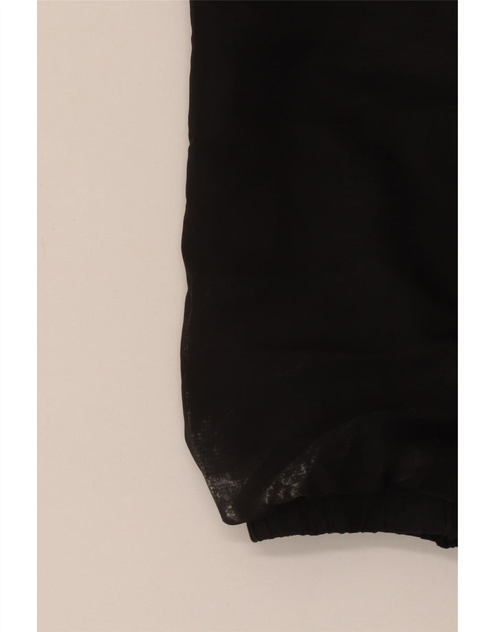 ASICS Mens Tracksuit Top Jacket Medium Black Polyester