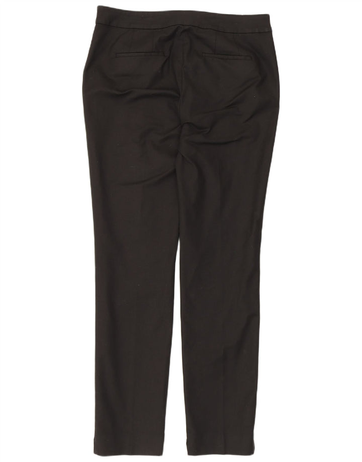 BODEN Womens Slim Chino Trousers UK 14 Large W34 L32 Black Cotton
