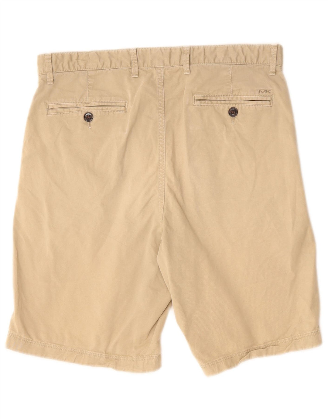 MICHAEL KORS Mens Chino Shorts W30 Medium Beige Cotton