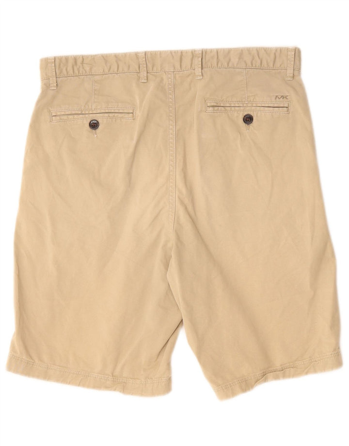 MICHAEL KORS Mens Chino Shorts W30 Medium Beige Cotton