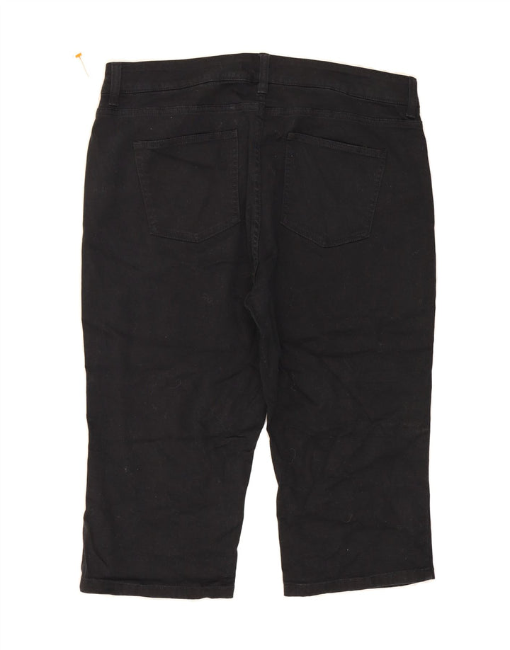 CHAPS Womens Bermuda Shorts US 14 XL W36 Black Cotton Vintage Chaps and Second-Hand Chaps from Messina Hembry 