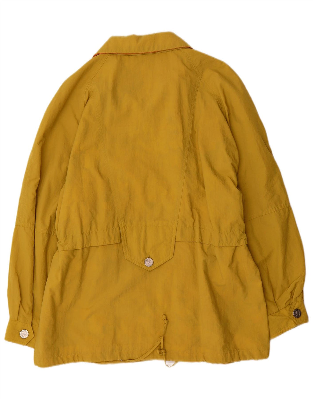 MARCEL CLAIR Womens Loose Fit Utility Jacket EU 40 Medium Yellow Polyamide