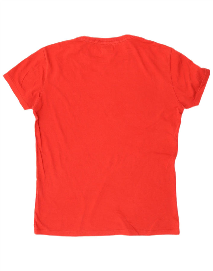 Replay Mens Graphic T-Shirt Top Medium Red